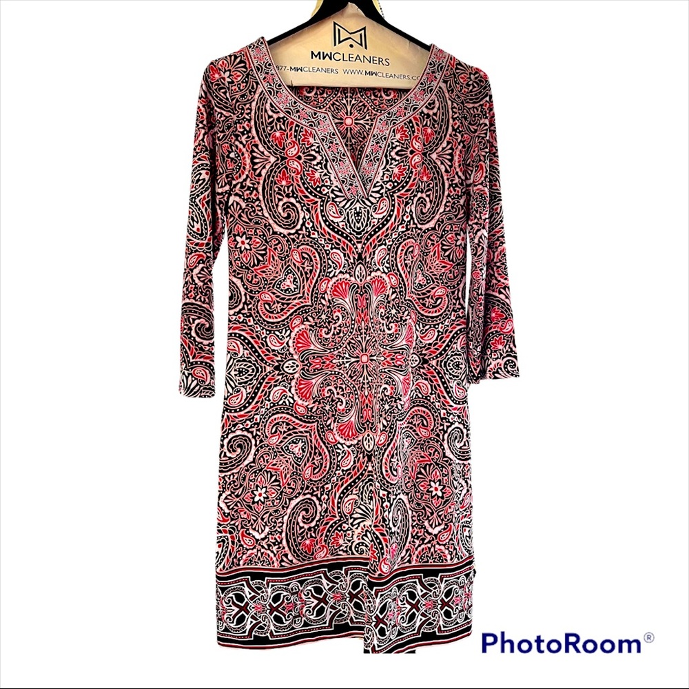 White House Black Market Printed Dress